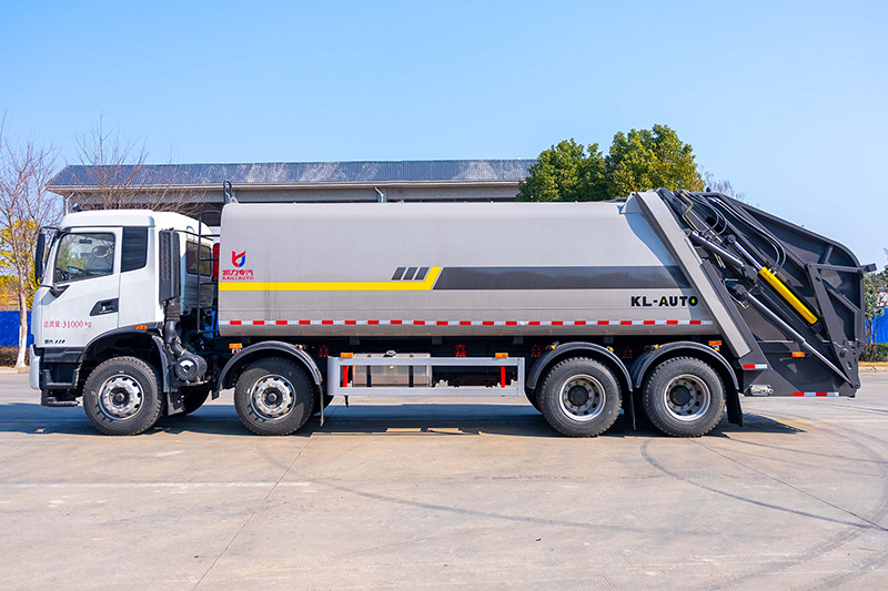 东风天锦前四后八压缩垃圾车